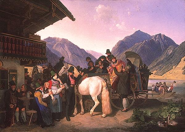 HESS, Heinrich Maria von Sankt Leonhardsfest in Fischhausen am Schliersee oil painting picture